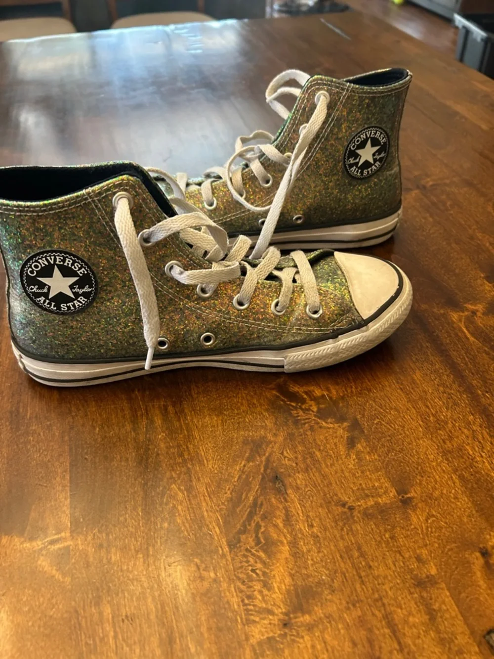 Converse sparkling glitter